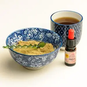 Essiac thee 113 gram , CBD olie flesje 5,65% 10 ml voor ontgiften en ontspanning